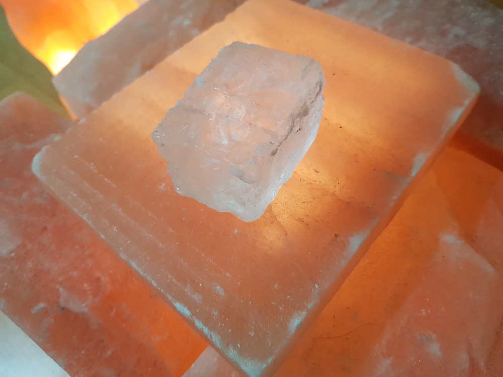 Himalayan Pink Salt Crystal Block