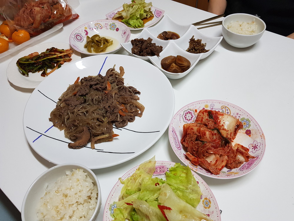 Bulgogi and side dishes