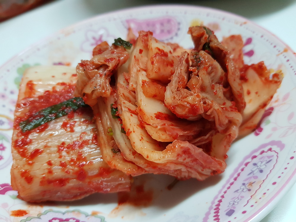 kimchi made with Himalayan pink crystal salt