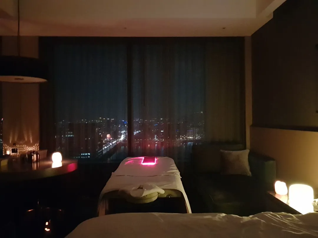 Healing aromatherapy massage session at Conrad hotel SEOUL